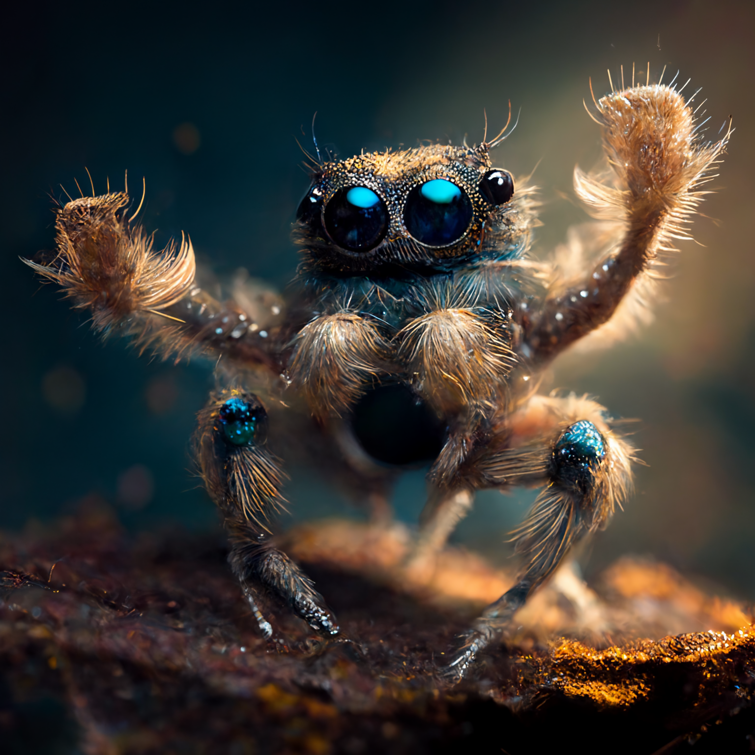Love is in the Air: The Intricate Mating Behaviors of the Regal Jumping Spider