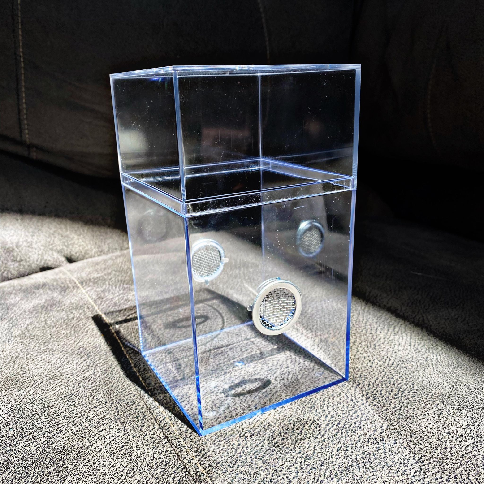 Acrylic Spider Enclosure 4x4x7.5 - Jumping Spiders For Sale - Spiders Source - #1 Regal Jumping Spider Store