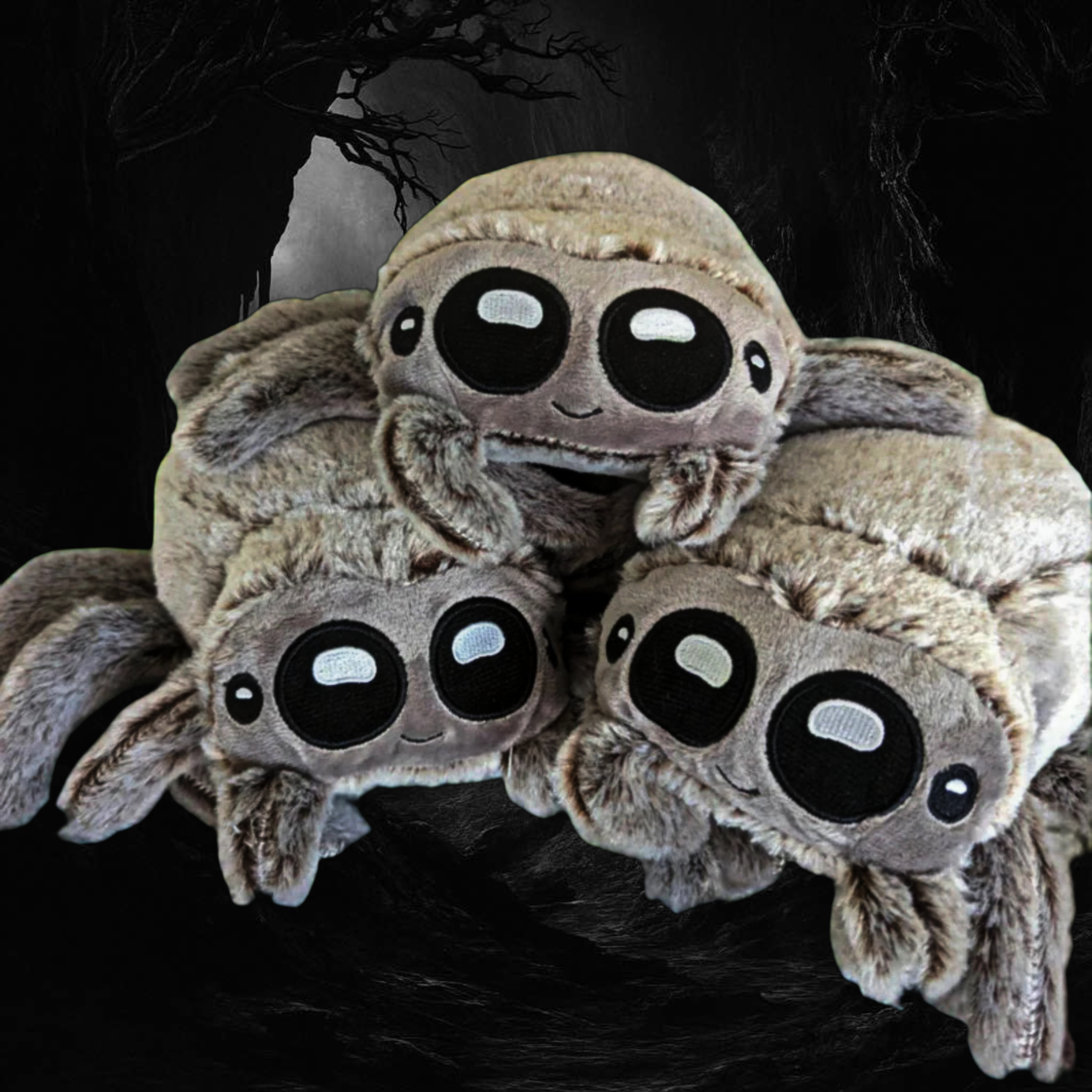 Grey Jumping Spider, Plushie, High Quality, For Sale