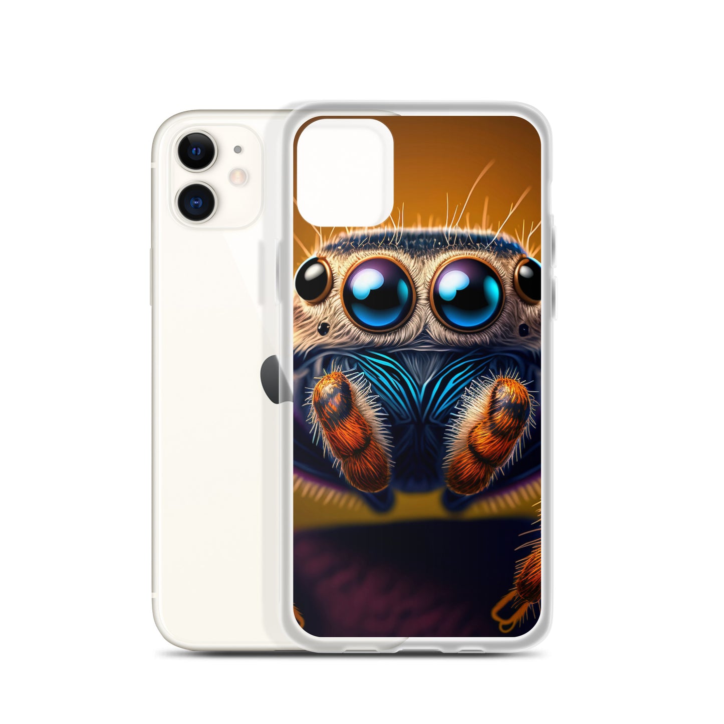 Cute Jumping Spider iPhone Case - Jumping Spiders For Sale - Spiders Source - #1 Regal Jumping Spider Store